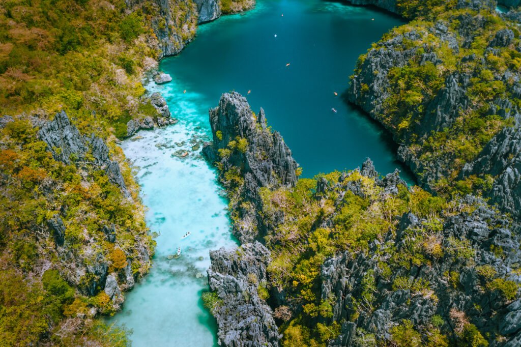 Big Lagoon at Miniloc Island, Bacuit, Palawan, Philippines