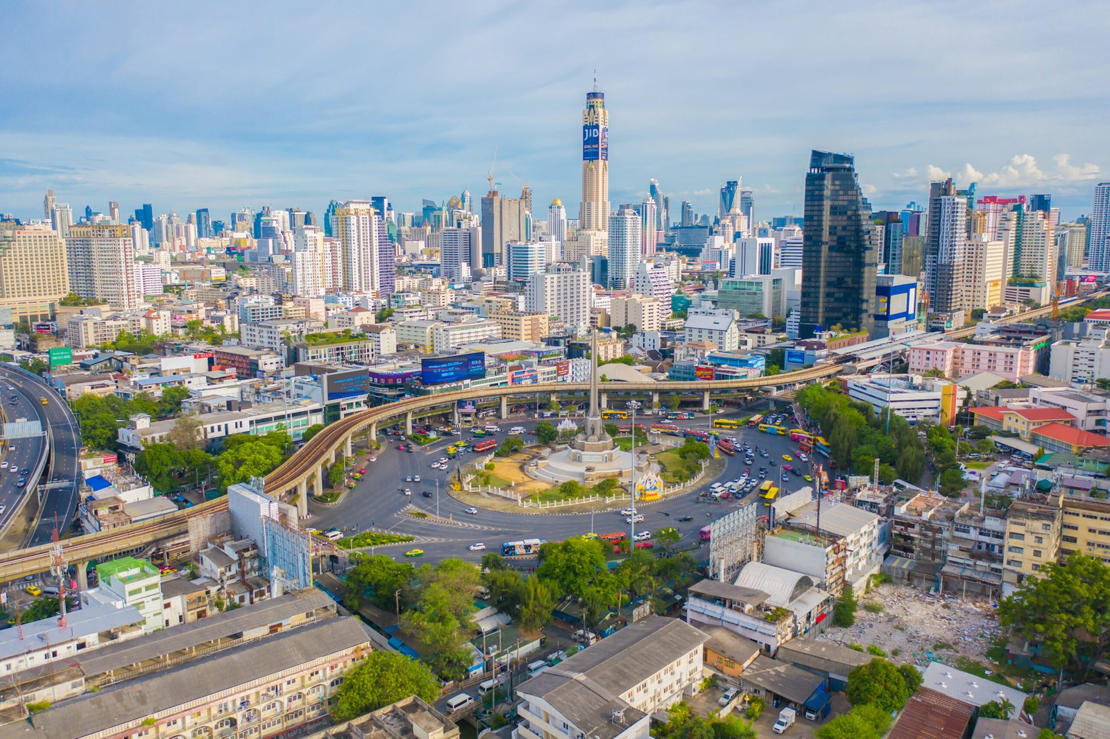 Bangkok Downtown Skyline, Thailand