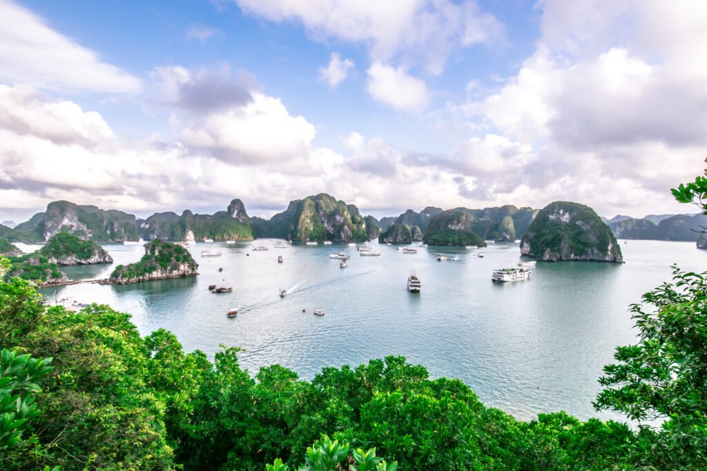 Halong Bay, Vietnam is also one the best places to visit in Southeast Asia