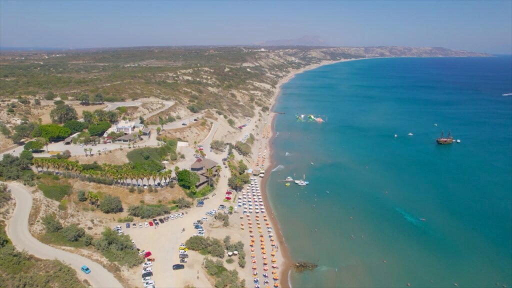 Paradise Beach in Kefalos, Greece