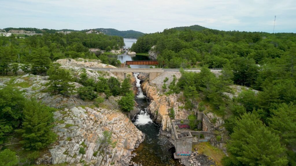 Whitefish Falls in Manitoulin Island, Canada in Hidden Gems in Canada