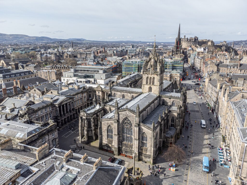 St Giles' Cathedral in Edinburgh, Scotland