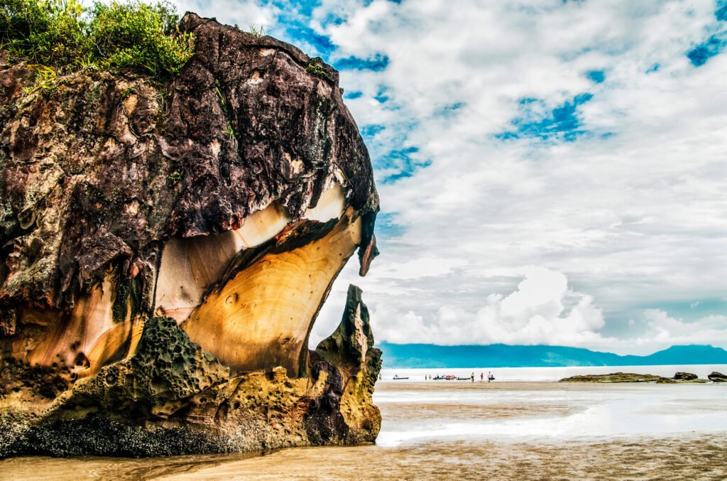 Giant sea stack of Bako National Park in Sarawak, Malaysia - Best Places to Visit in Malaysia