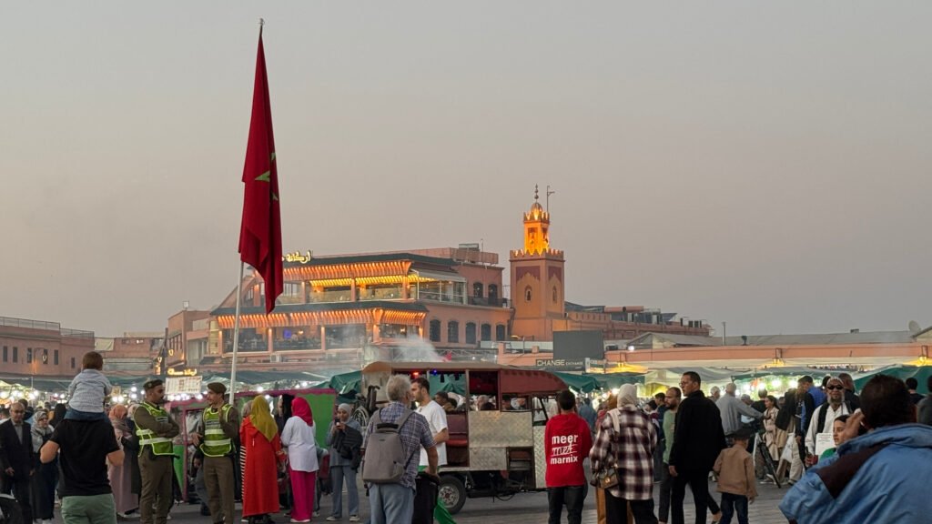 Jemaa el-Fna Place in Marrakesh, Morocco